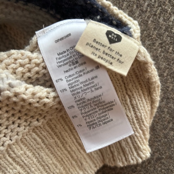 Madewell Grandover Bobble Pullover Sweater Small - Picture 9 of 9
